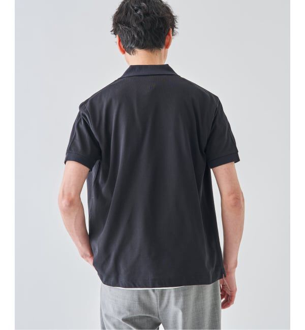 EDIFICE「LACOSTE(ラコステ) 別注 COOLMAX フルオープン 半袖ポロシャツ」|ポロシャツ|