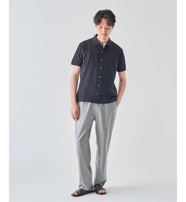 EDIFICE「LACOSTE(ラコステ) 別注 COOLMAX フルオープン 半袖ポロシャツ」|ポロシャツ|