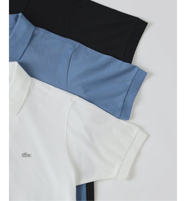 EDIFICE「LACOSTE(ラコステ) 別注 COOLMAX フルオープン 半袖ポロシャツ」|ポロシャツ|