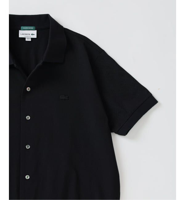 EDIFICE「LACOSTE(ラコステ) 別注 COOLMAX フルオープン 半袖ポロシャツ」|ポロシャツ|