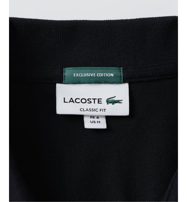 EDIFICE「LACOSTE(ラコステ) 別注 COOLMAX フルオープン 半袖ポロシャツ」|ポロシャツ|