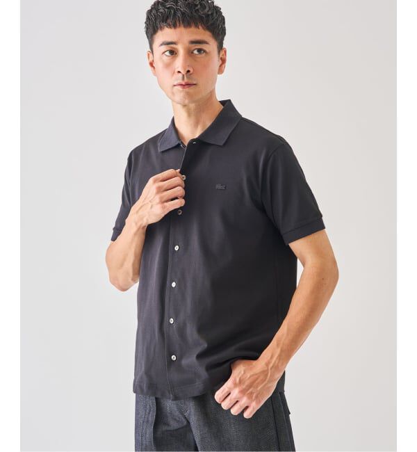 EDIFICE「LACOSTE(ラコステ) 別注 COOLMAX フルオープン 半袖ポロシャツ」|ポロシャツ|