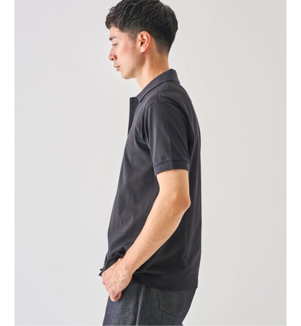 EDIFICE「LACOSTE(ラコステ) 別注 COOLMAX フルオープン 半袖ポロシャツ」|ポロシャツ|