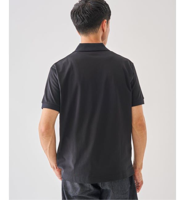EDIFICE「LACOSTE(ラコステ) 別注 COOLMAX フルオープン 半袖ポロシャツ」|ポロシャツ|