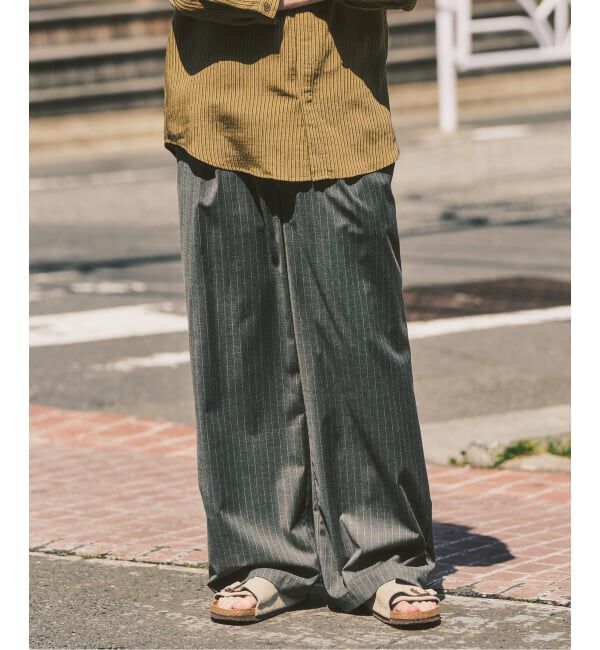 417 EDIFICE「〈追加〉TR ワイドイージーパンツ」|スラックス|