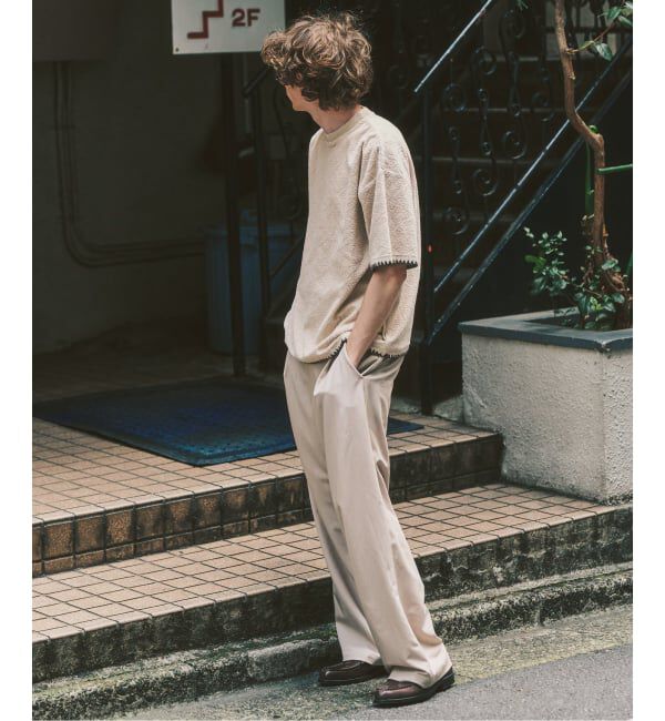 417 EDIFICE「〈追加〉TR ワイドイージーパンツ」|スラックス|