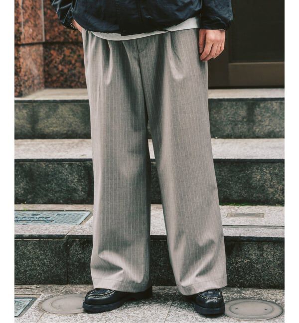 417 EDIFICE「〈追加〉TR ワイドイージーパンツ」|スラックス|