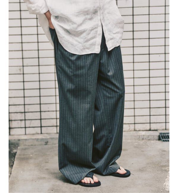 417 EDIFICE「〈追加〉TR ワイドイージーパンツ」|スラックス|