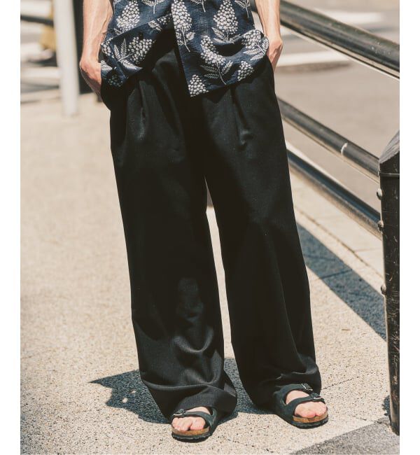 417 EDIFICE「〈追加〉TR ワイドイージーパンツ」|スラックス|