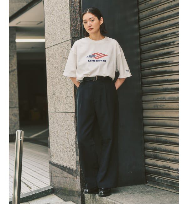 417 EDIFICE「UMBRO&times;417 USA26 FLAG LOGO TEE」|Tシャツ・カットソー|
