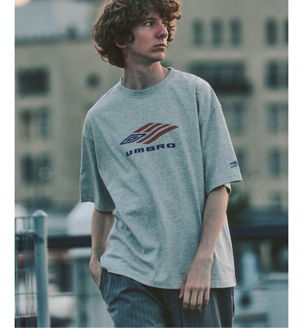 417 EDIFICE「UMBRO&times;417 USA26 FLAG LOGO TEE」|Tシャツ・カットソー|