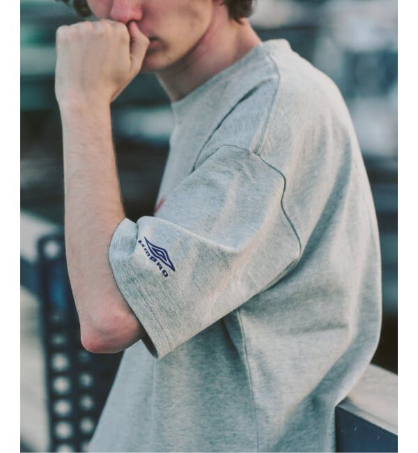 417 EDIFICE「UMBRO&times;417 USA26 FLAG LOGO TEE」|Tシャツ・カットソー|
