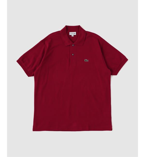 EDIFICE「LACOSTE(ラコステ) L1212LJ-9」|ポロシャツ|ボルドー