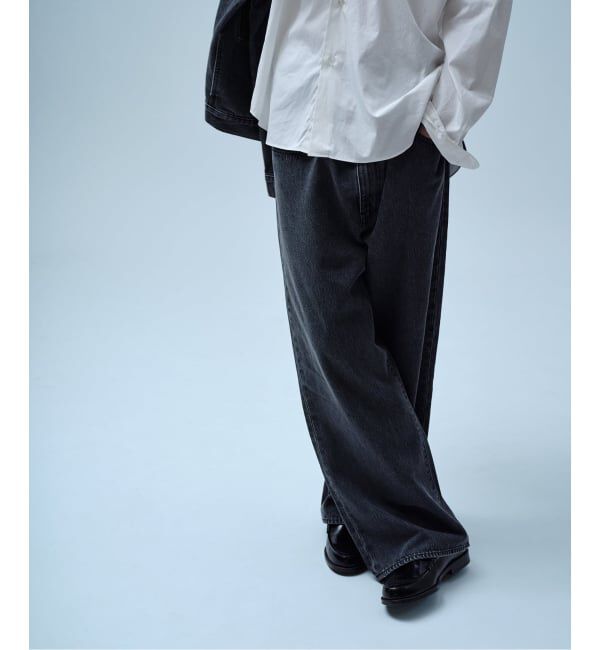 417 EDIFICE「Levi&rsquo;s(リーバイス) 別注 Baggy Wide Leg デニムパンツ（L30）」|デニム|