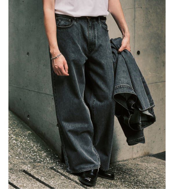 417 EDIFICE「Levi&rsquo;s(リーバイス) 別注 Baggy Wide Leg デニムパンツ（L30）」|デニム|