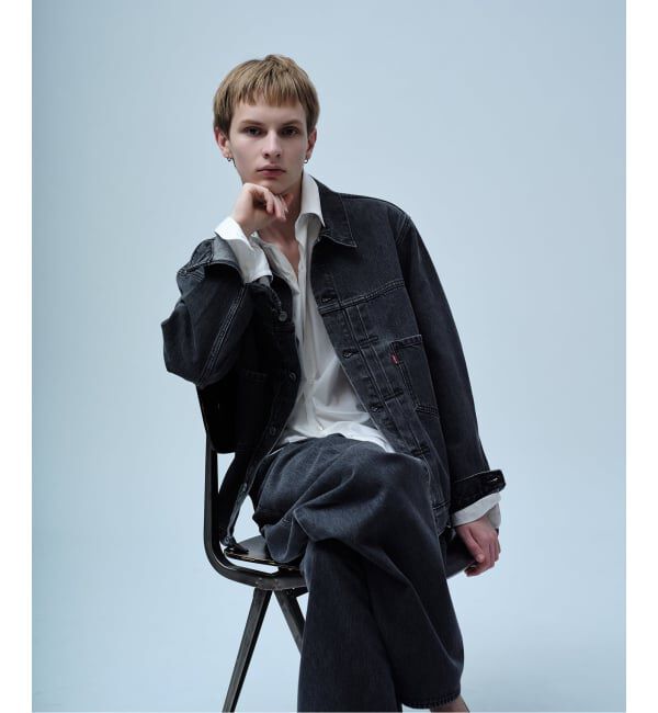 417 EDIFICE「Levi&rsquo;s(リーバイス) 別注 Baggy Wide Leg デニムパンツ（L30）」|デニム|