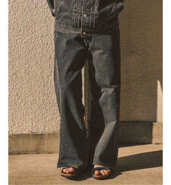 417 EDIFICE「Levi&rsquo;s(リーバイス) 別注 Baggy Wide Leg デニムパンツ（L30）」|デニム|