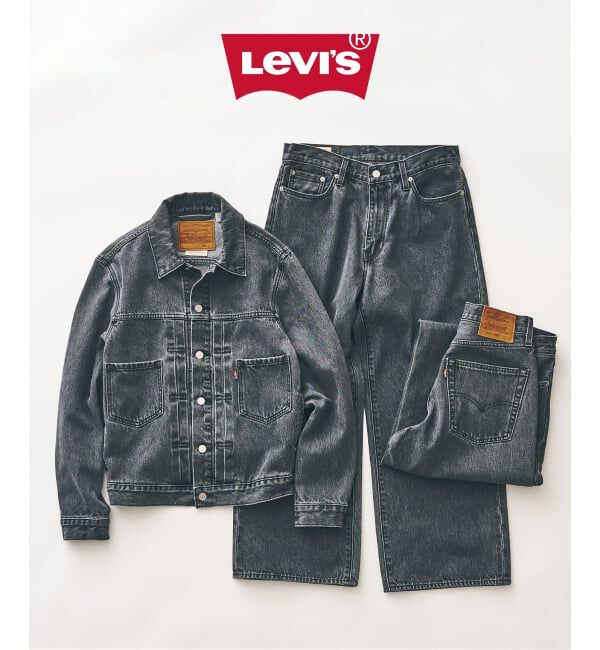 417 EDIFICE「Levi&rsquo;s(リーバイス) 別注 Baggy Wide Leg デニムパンツ（L30）」|デニム|