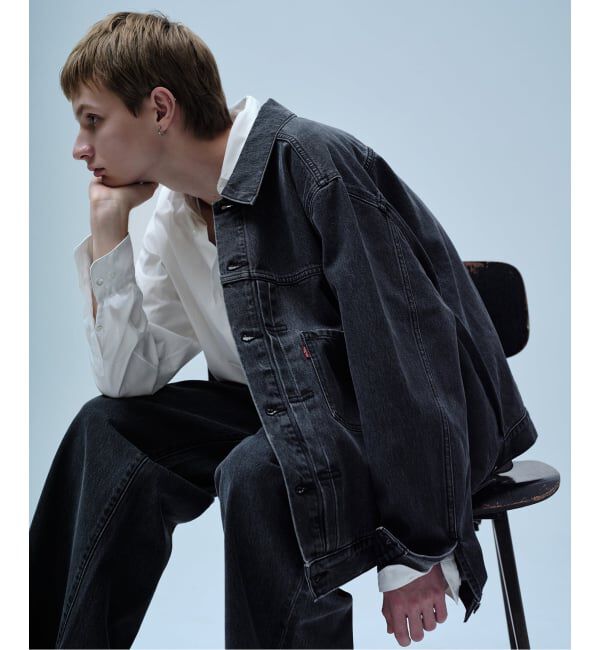 417 EDIFICE「Levi&rsquo;s(リーバイス) 別注 Baggy Wide Leg デニムパンツ（L28）」|デニム|