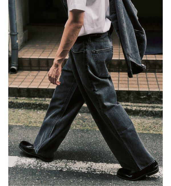 417 EDIFICE「Levi&rsquo;s(リーバイス) 別注 Baggy Wide Leg デニムパンツ（L28）」|デニム|