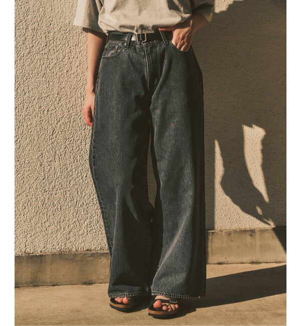 417 EDIFICE「Levi&rsquo;s(リーバイス) 別注 Baggy Wide Leg デニムパンツ（L28）」|デニム|