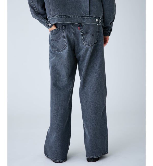 EDIFICE「Levi&rsquo;s(リーバイス) 別注 Baggy Wide Leg デニムパンツ（L30）」|デニム|