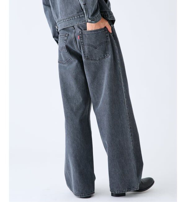 EDIFICE「Levi&rsquo;s(リーバイス) 別注 Baggy Wide Leg デニムパンツ（L30）」|デニム|