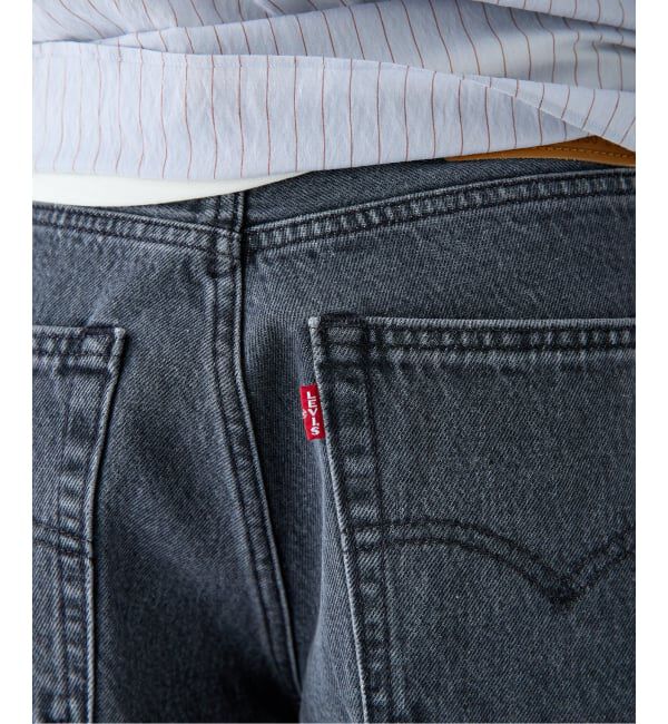 EDIFICE「Levi&rsquo;s(リーバイス) 別注 Baggy Wide Leg デニムパンツ（L30）」|デニム|
