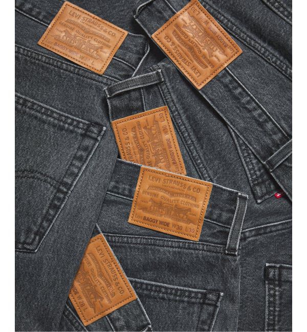 EDIFICE「Levi&rsquo;s(リーバイス) 別注 Baggy Wide Leg デニムパンツ（L30）」|デニム|