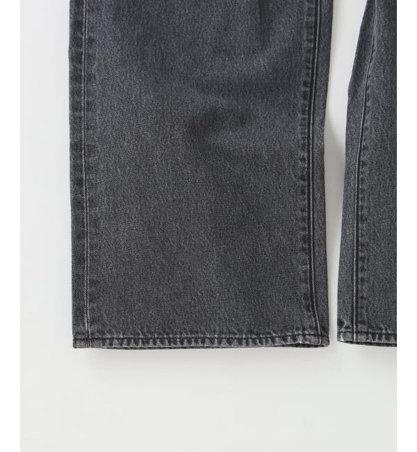 EDIFICE「Levi&rsquo;s(リーバイス) 別注 Baggy Wide Leg デニムパンツ（L30）」|デニム|