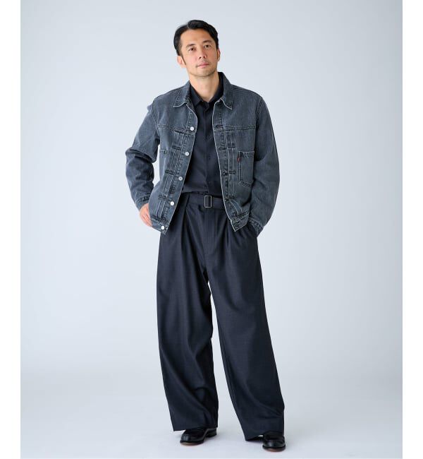 EDIFICE「Levi&rsquo;s(リーバイス) 別注 2nd Type トラッカー ジャケット」|デニムジャケット|