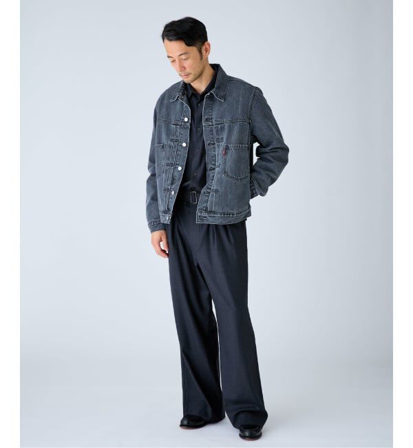 EDIFICE「Levi&rsquo;s(リーバイス) 別注 2nd Type トラッカー ジャケット」|デニムジャケット|