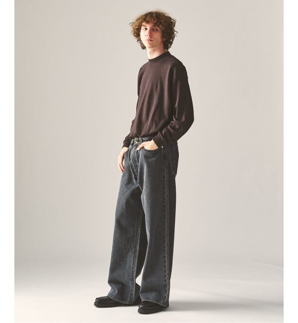 417 EDIFICE「【Hanes&times;417 EDIFICE】別注 CLEAR CUT COTTON SMOOTH MOCK NECK（MODERN FIT）」|Tシャツ・カットソー|