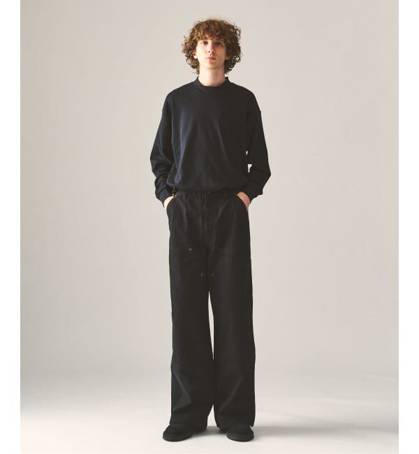417 EDIFICE「【Hanes&times;417 EDIFICE】別注 CLEAR CUT COTTON SMOOTH MOCK NECK（MODERN FIT）」|Tシャツ・カットソー|