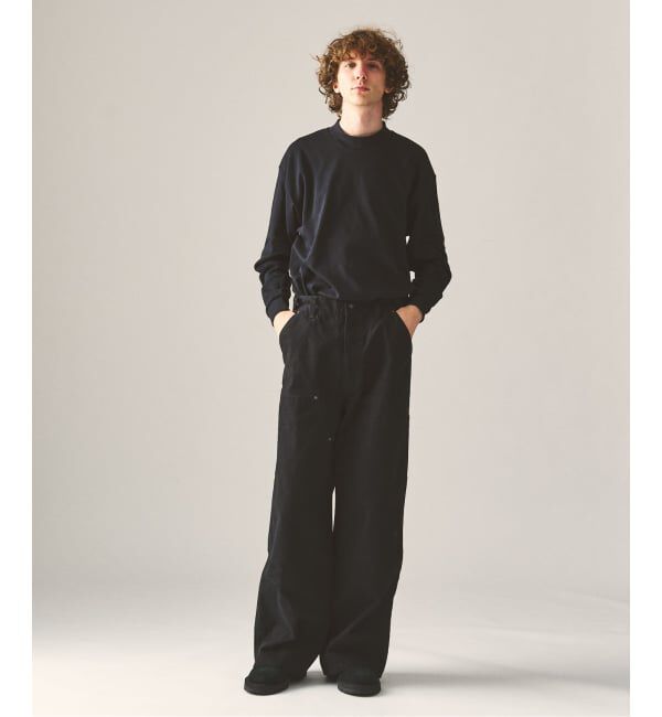 417 EDIFICE「【Hanes&times;417 EDIFICE】別注 CLEAR CUT COTTON SMOOTH MOCK NECK（MODERN FIT）」|Tシャツ・カットソー|