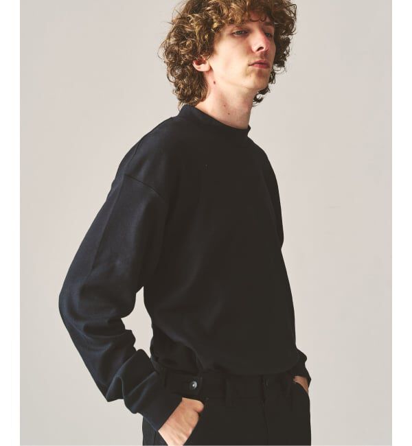 417 EDIFICE「【Hanes&times;417 EDIFICE】別注 CLEAR CUT COTTON SMOOTH MOCK NECK（MODERN FIT）」|Tシャツ・カットソー|