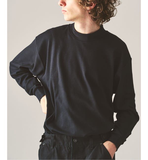 417 EDIFICE「【Hanes&times;417 EDIFICE】別注 CLEAR CUT COTTON SMOOTH MOCK NECK（MODERN FIT）」|Tシャツ・カットソー|