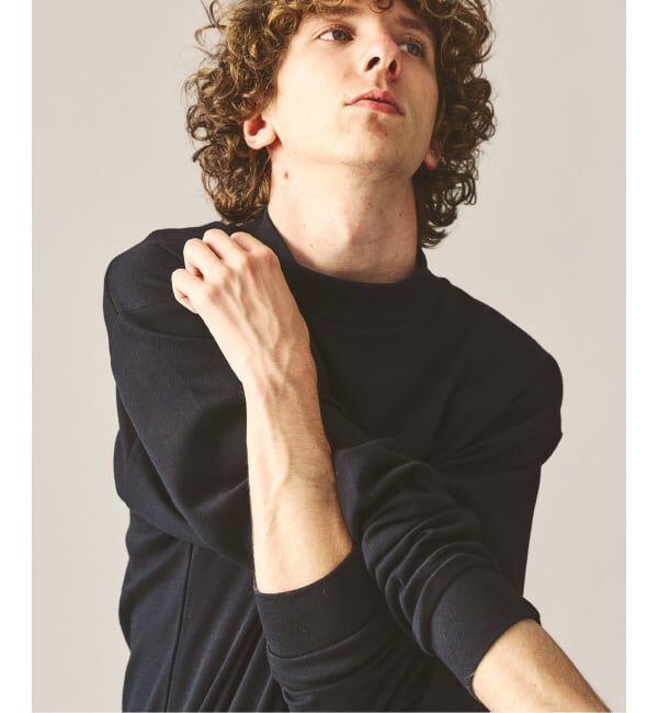 417 EDIFICE「【Hanes&times;417 EDIFICE】別注 CLEAR CUT COTTON SMOOTH MOCK NECK（MODERN FIT）」|Tシャツ・カットソー|