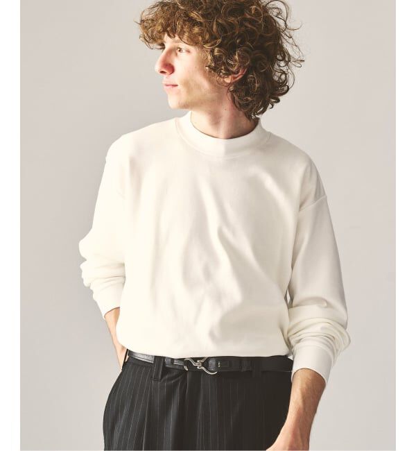 417 EDIFICE「【Hanes&times;417 EDIFICE】別注 CLEAR CUT COTTON SMOOTH MOCK NECK（MODERN FIT）」|Tシャツ・カットソー|