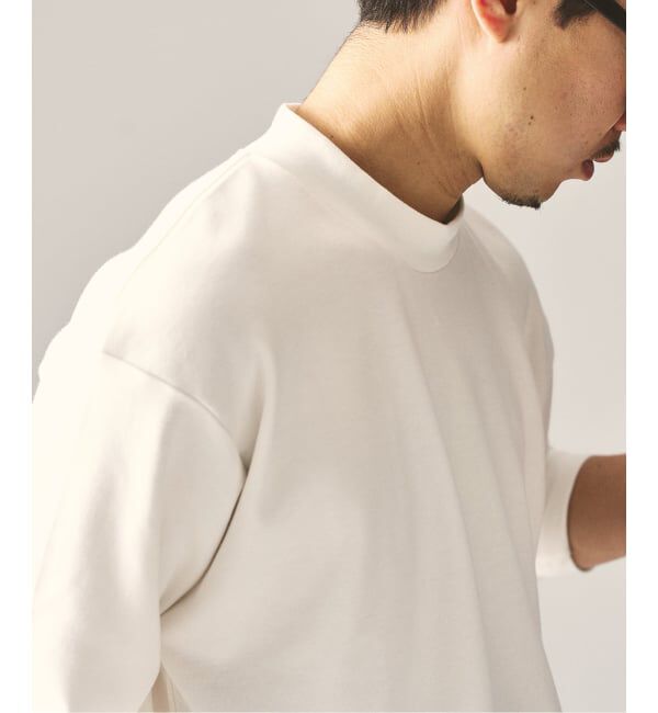 417 EDIFICE「【Hanes&times;417 EDIFICE】別注 CLEAR CUT COTTON SMOOTH MOCK NECK（MODERN FIT）」|Tシャツ・カットソー|