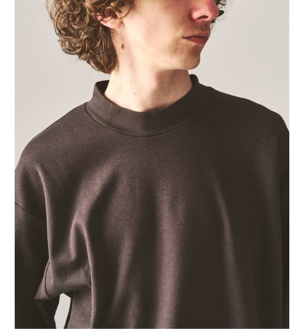 417 EDIFICE「【Hanes&times;417 EDIFICE】別注 CLEAR CUT COTTON SMOOTH MOCK NECK（MODERN FIT）」|Tシャツ・カットソー|