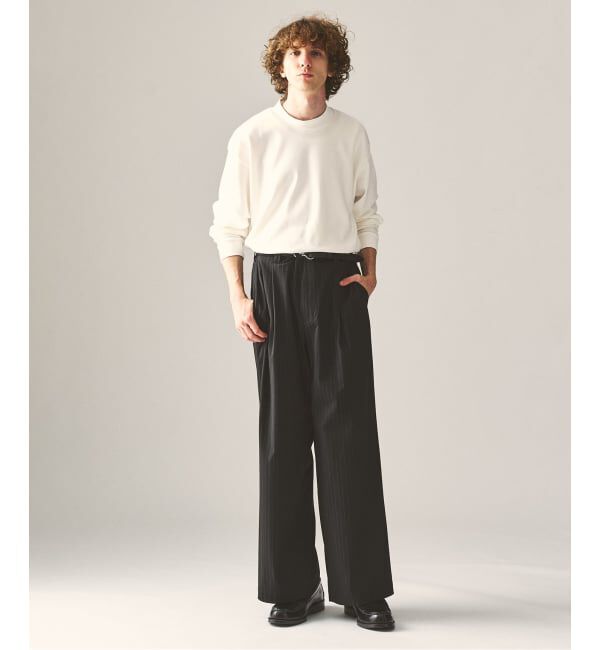 417 EDIFICE「【Hanes&times;417 EDIFICE】別注 CLEAR CUT COTTON SMOOTH MOCK NECK（MODERN FIT）」|Tシャツ・カットソー|
