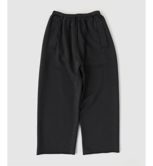 EDIFICE「G.C.G（ガブリエラコールガーメンツ）FLEECE FLAP POCKET TROUSERS」|スラックス|ブラック