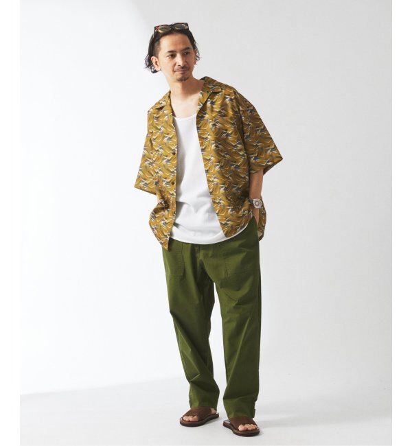 JOURNAL STANDARD relume「ホールパターン プリント オープンカラーシャツ」|シャツ・ブラウス|