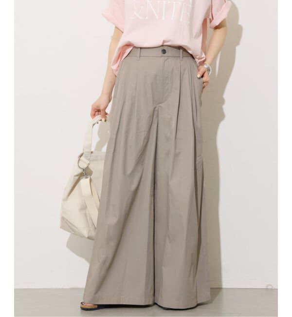 JOURNAL STANDARD relume「コットンリネンタックワイドパンツ」|その他|