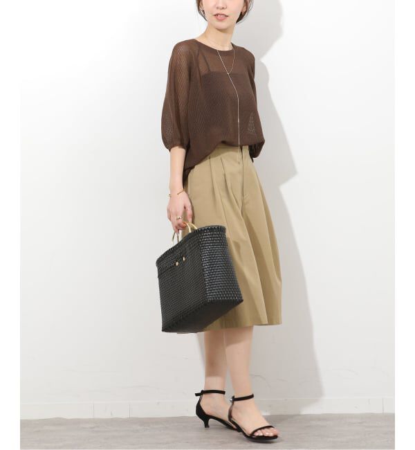 JOURNAL STANDARD relume「リネンミックスメッシュハーフスリーブプルオーバー」|ニット・セーター|