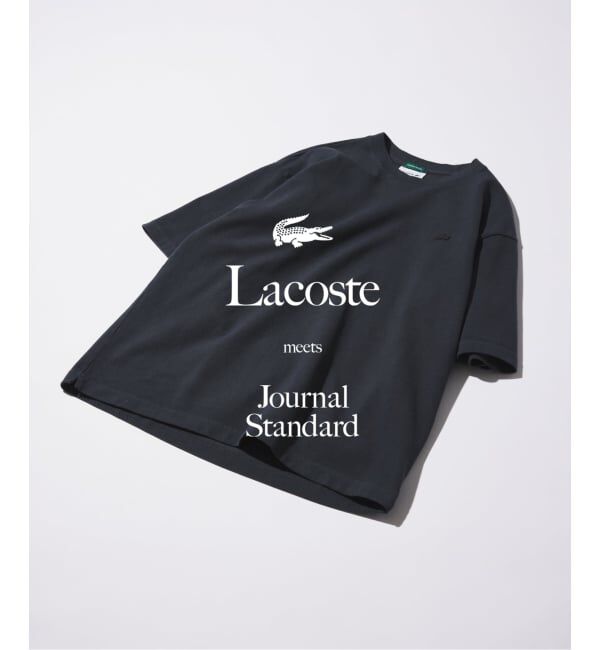 JOURNAL STANDARD「LACOSTE / ラコステ 別注 ヘビー ピケ 半袖 Tシャツ」|Tシャツ・カットソー|ブラック A