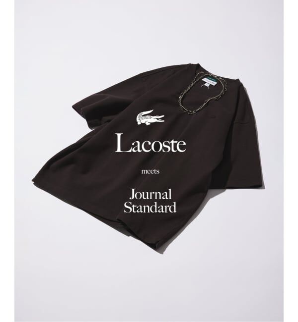 JOURNAL STANDARD「LACOSTE / ラコステ 別注 ヘビー ピケ 半袖 Tシャツ」|Tシャツ・カットソー|ブラウン