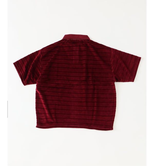 JOURNAL STANDARD relume「ベロア ボーダー ポロシャツ」|ポロシャツ|