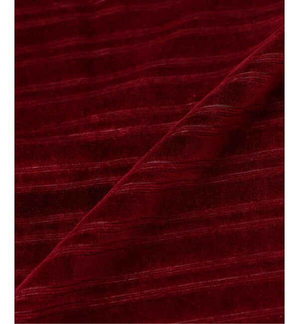 JOURNAL STANDARD relume「ベロア ボーダー ポロシャツ」|ポロシャツ|
